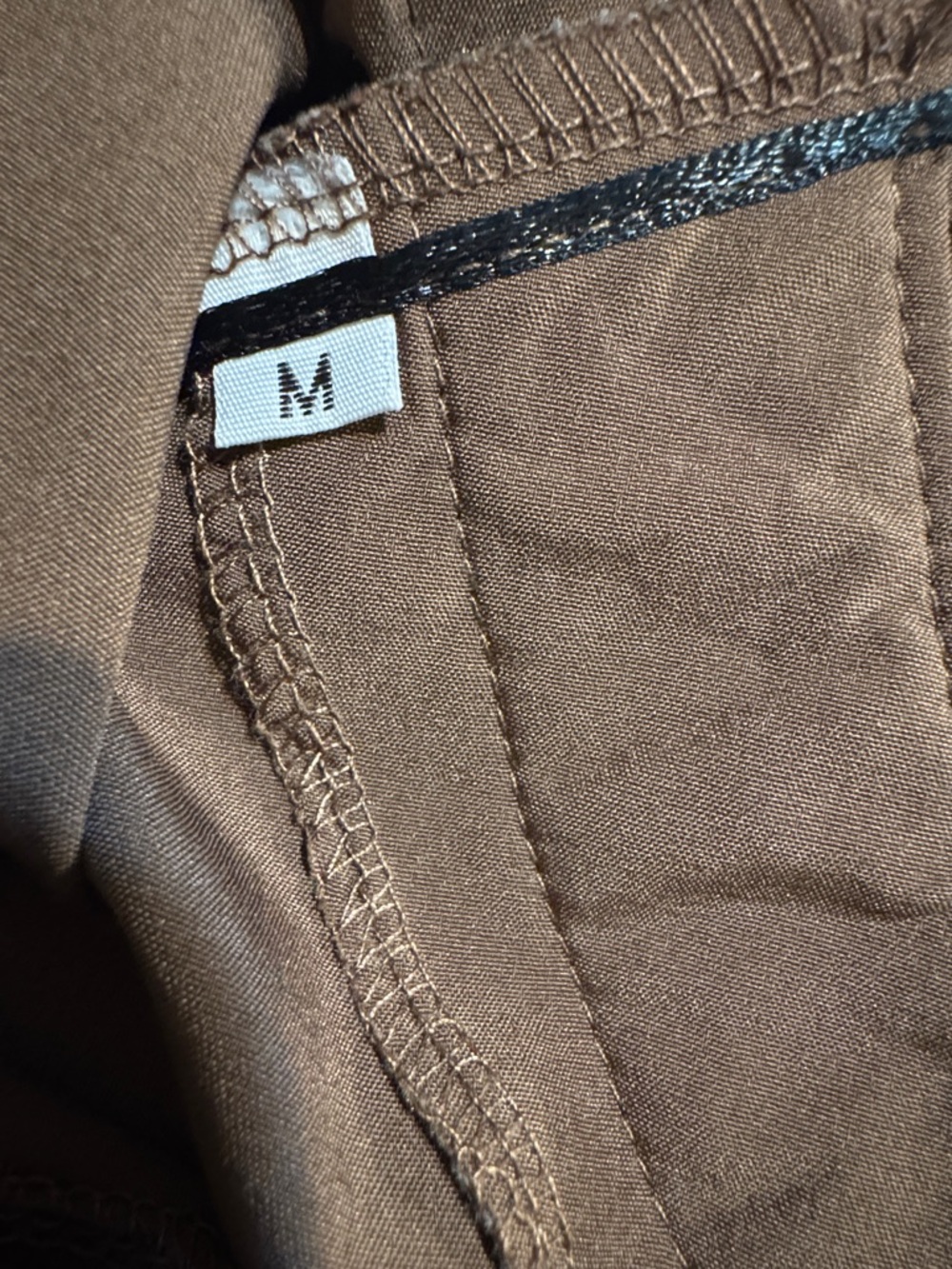 Brown Embroidered V-Neck Women’s Top - Picture 9 of 9